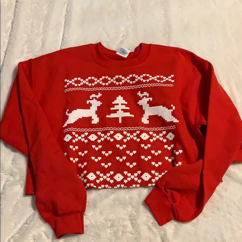 Crop top sweater